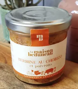 Tartinable terrine chorizo poivrons
